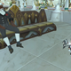 A lone gentleman with a mini gentleman